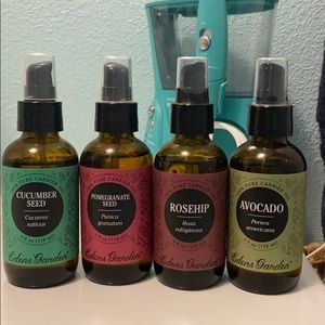 100% pure carrier oils